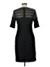 North Style Chevron-herringbone Black Cocktail Dress Size 10 - photo 2