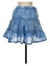 Allison 100% Cotton Tie-dye Blue Denim Skirt Size S - photo 2