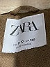 Zara 100% Polyester Solid Tan Coat Size 9 - 10 - photo 3