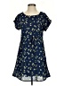 SM Wardrobe 100% Polyester Blue Casual Dress Size S - photo 1