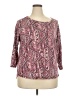 Absolutely Famous Paisley Burgundy Pullover Sweater Size 2X - photo 1