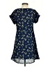 SM Wardrobe 100% Polyester Blue Casual Dress Size S - photo 2