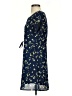 SM Wardrobe 100% Polyester Blue Casual Dress Size S - photo 5