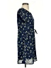 SM Wardrobe 100% Polyester Blue Casual Dress Size S - photo 4