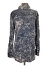 byCORPUS 100% Rayon Paisley Blue Long Sleeve Button-Down Shirt Size S - photo 2