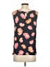 Ann Taylor LOFT 100% Rayon Black Sleeveless Top Size XS (estimated) - photo 2
