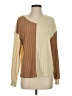 Shein Color Block Tan Pullover Sweater Size 4 - photo 1