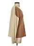 Shein Color Block Tan Pullover Sweater Size 4 - photo 4