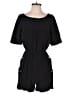 Rag & Bone 100% Silk Solid Black Romper Size 2 - photo 1