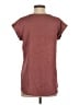 Express 100% Polyester Burgundy Short Sleeve Top Size S - photo 2