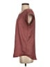 Express 100% Polyester Burgundy Short Sleeve Top Size S - photo 5