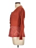 Coco + Jaimeson Orange Long Sleeve Blouse Size L - photo 5