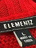 Elementz 100% Acrylic Color Block Black Red Casual Dress Size L - photo 7