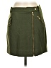 J.Crew 100% Wool Solid Green Wool Skirt Size 0 - photo 1