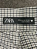 Zara Houndstooth Gray Casual Pants Size M - photo 3
