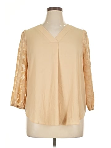 Cato 3/4 Sleeve Blouse (view 1)