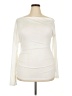Unbranded 100% Polyester Ivory Long Sleeve Top Size XXL - photo 1