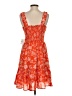 Dex 100% Rayon Orange Casual Dress Size S - photo 2