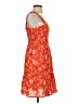 Dex 100% Rayon Orange Casual Dress Size S - photo 4