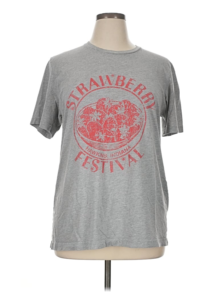 Pre-owned Bella+canvas Short Sleeve T-shirt In Gray