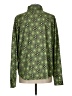 Susan Graver Print Green Long Sleeve Blouse Size L - photo 2
