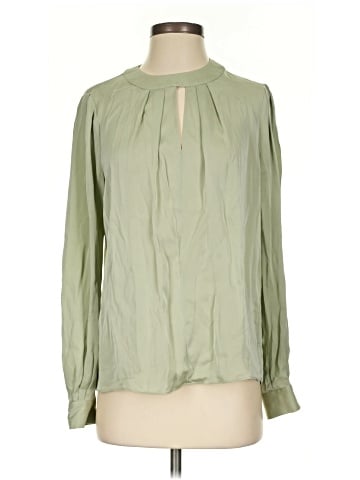 Elie Tahari Long Sleeve Silk Top (view 1)