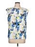 Tahari by ASL 100% Polyester Blue Sleeveless Blouse Size L - photo 1