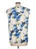 Tahari by ASL 100% Polyester Blue Sleeveless Blouse Size L - photo 2