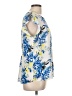 Tahari by ASL 100% Polyester Blue Sleeveless Blouse Size L - photo 4