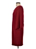 Chico's Solid Burgundy Casual Dress Size XS (00) - photo 5