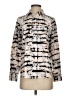 DKNY Print Silver Long Sleeve Blouse Size S (petite) - photo 1