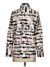 DKNY Print Silver Long Sleeve Blouse Size S (petite) - photo 2
