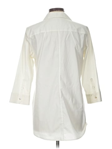 Foxcroft 3/4 Sleeve Button-Down Shirt (view 2)
