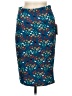 Lularoe Print Teal Casual Skirt Size M - photo 1