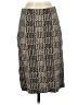 Grace Elements Print Black Casual Skirt Size S - photo 1