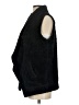 DKNY 100% Polyester Black Faux Fur Vest Size Sm - Med - photo 5