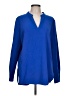 Vince Camuto Blue Long Sleeve Blouse Size L - photo 1