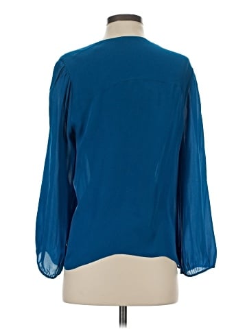 Alice + Olivia Long Sleeve Silk Top (view 2)
