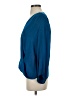 Alice + Olivia 100% Silk Blue Long Sleeve Silk Top Size S - photo 5