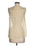 One by One Teaspoon 100% Polyester Gold Sleeveless Blouse Size M - photo 2