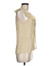 One by One Teaspoon 100% Polyester Gold Sleeveless Blouse Size M - photo 4