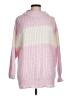 Assorted Brands Color Block Pink Pullover Sweater Size M - photo 1