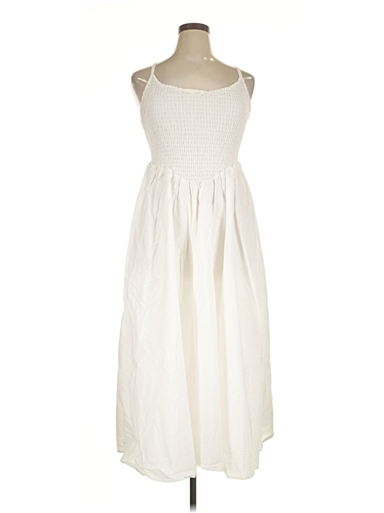 Pre-owned Eloquii Casual Dress In White