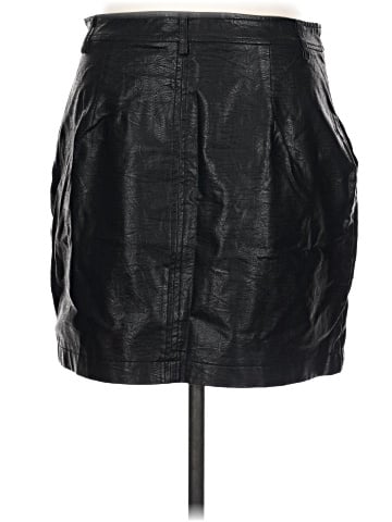 Stella Luce Faux Leather Skirt (view 2)