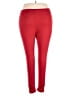 Love Streak 100% Spandex Solid Red Active Pants Size 2X - photo 2