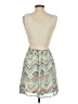Maurices 100% Polyester Chevron-herringbone Ivory Casual Dress Size S - photo 2