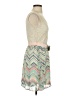 Maurices 100% Polyester Chevron-herringbone Ivory Casual Dress Size S - photo 4