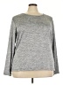 Real Essentials Gray Long Sleeve T-Shirt Size 3X - photo 1