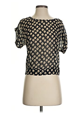 Body Central Short Sleeve Blouse (view 1)