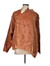Noble U Brown Long Sleeve Blouse Size L - photo 1